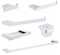 [ACCE-038] SET ACCESORIOS VALENCIA CROMO  6 PZAS