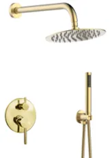 SET DUCHA TOLEDO GOLD 2 FUNCIONES ( DUCHA+TELEDUCHA+MONOMANDO)