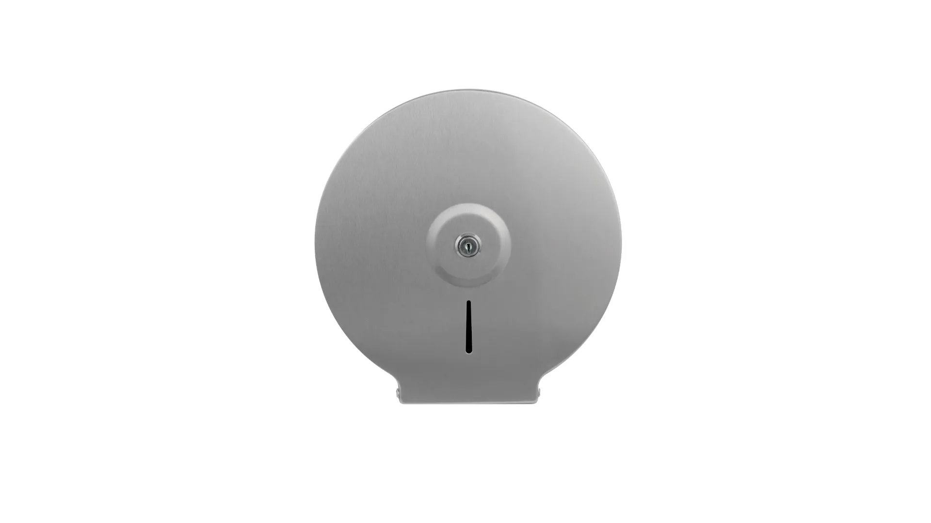 [DIS-005] DISPENSADOR DE PAPEL HIGIENICO JUMBO 9' MANUAL DE ACERO INOX