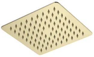 [SANDU-012G] DUCHA PREMIUM CUADRADA SANTORINI GOLD SATIN 12"