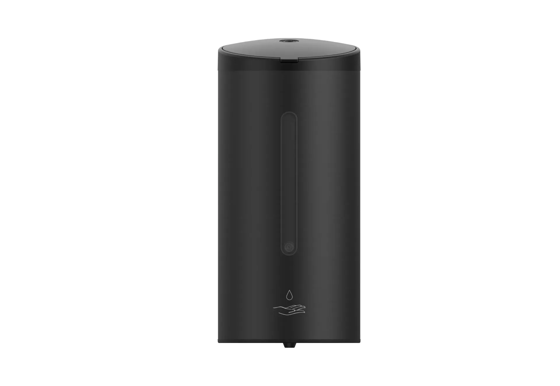 DISPENSADOR DE JABON LIQUIDO CON SENSOR NEGRO MATE 700 ML