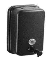 [DIS-008] DISPENSADOR DE JABON LIQUIDO MANUAL NEGRO MATE 500 ML