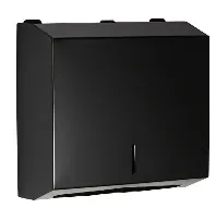 [DIS-010] DISPENSADOR DE TOALLIN MANUAL NEGRO MATE