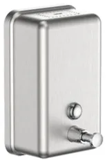 [DIS-011] DISPENSADOR DE JABON LIQUIDO MANUAL DE ACERO INOX 1100 ML