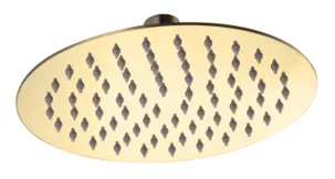 [AMADU-010GOLD] DUCHA PREMIUM REDONDA AMALFI GOLD SATIN 10"
