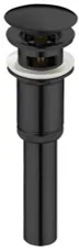 [DESLAV-012] DESAGUE PUSH BUTTON 2 EN 1 MARSELLA NEGRO MATE