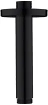 [TDT-002] BRAZO DE DUCHA DE TECHO VITO NEGRO MATE 20 CMS