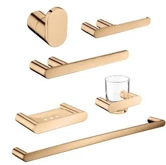 [ACCE-046] SET ACCESORIOS TOLEDO GOLD ROSE 6 PZAS