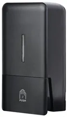 [DIS-012] DISPENSADOR DE JABON LIQUIDO NEGRO MATE ABS 800 ML