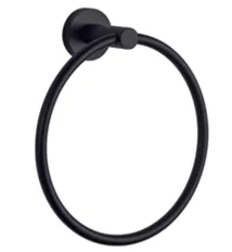 [ACCE-018] TOALLERO ANILLO SALERNO NEGRO MATE