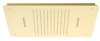 DUCHA FURORE PARA EMPOTRAR DE TECHO 2 FUNC GOLD SATIN 60X40 CMS
