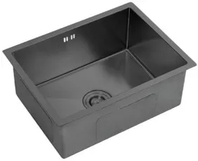 [FREG-006] FREGADERO ACERO INOX 60X45X22 CMS GUN METAL