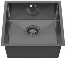 [FREG-008] FREGADERO ACERO INOX 45X40X22 CMS GUN METAL