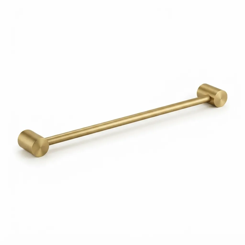 [TOBA-010] TOALLERO DE BARRA REGINA  GOLD SATIN