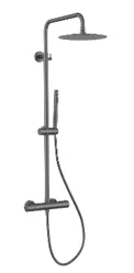 COLUMNA DE DUCHA TERMOSTATICA  GUN METAL