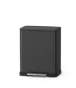 PAPELERA  20 LITROS DE ACERO INOXIDABLE 410 BLACK MATTE