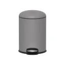 PAPELERA 5 LITROS DE ACERO INOXIDABLE 410 LIGHT GREY