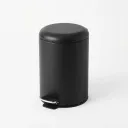 PAPELERA 5 LITROS DE ACERO INOXIDABLE 410 BLACK MATTE