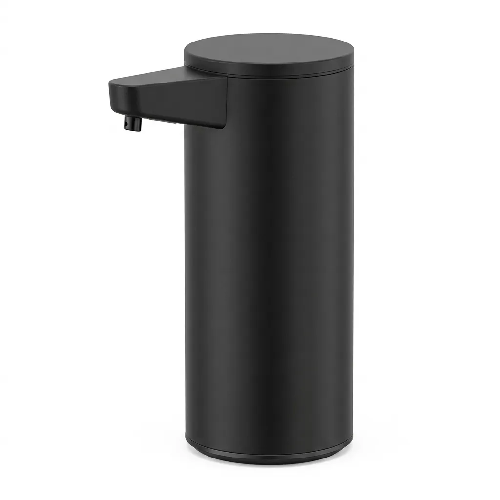 [DIS-100] DISPENSADOR DE JABON LIQUIDO CON SENSOR 200 ML BLACK MATTE