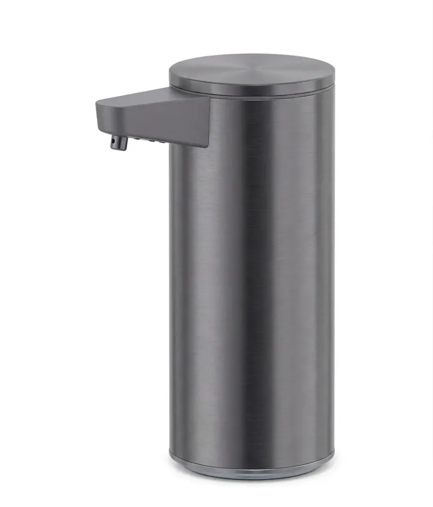 [DIS-101] DISPENSADOR DE JABON LIQUIDO CON SENSOR 200 ML GUN METAL