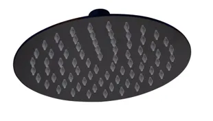 [AMADU-010B] DUCHA PREMIUM REDONDA AMALFI BLACK 10"