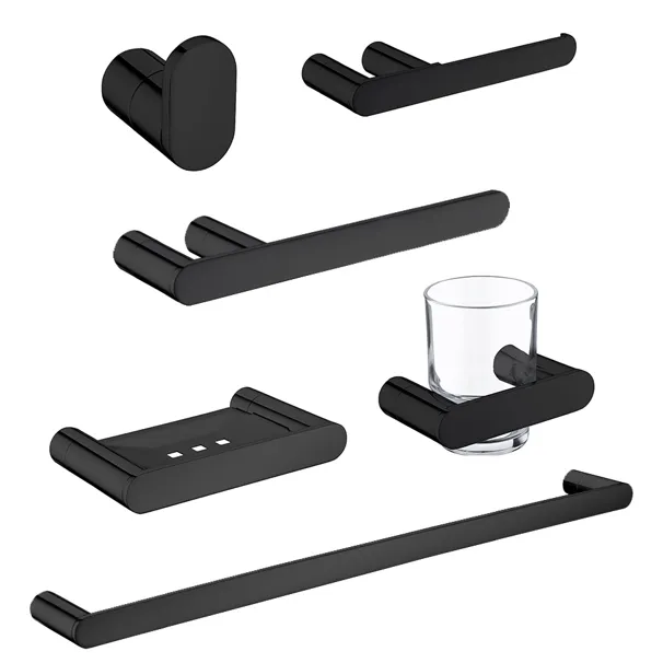 [ACCE-014] SET ACCESORIOS TOLEDO BLACK 6 PZAS
