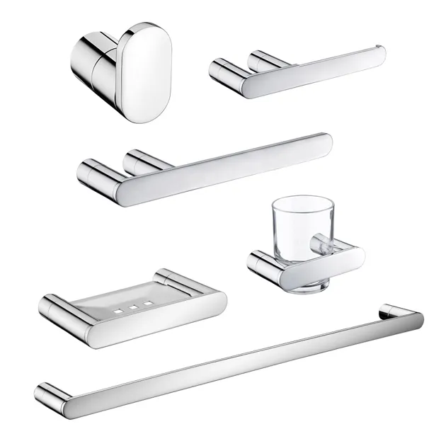 [ACCE-015] SET ACCESORIOS TOLEDO CROMO 6 PZAS