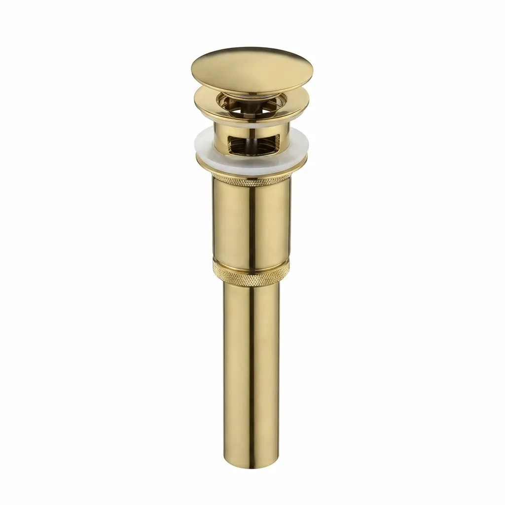 [DESLAV-005] DESAGUE PUSH BUTTON CON REBOSE MARSELLA GOLD SATIN