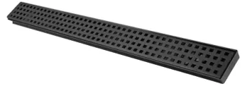[REJ-005] REJILLA LINEAL PERFORADA 7X60 CMS BLACK