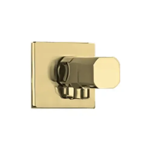 LLAVE DE ARRESTO 1/2X1/2 CON ROSETA  GOLD SATIN